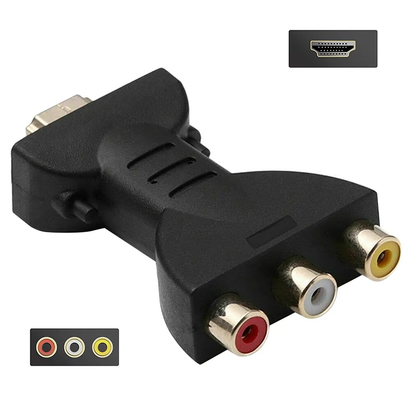 Home Cinema Tv - AV-HDTV 컴포지트 어댑터 3 RCA 레드