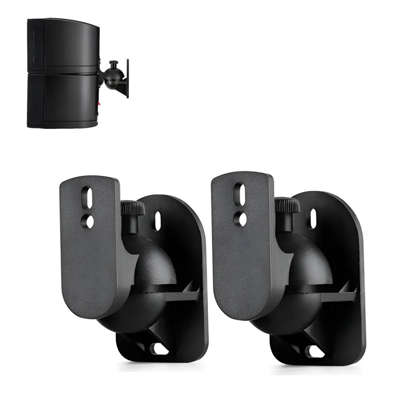 Home Cinema Logitech Z906 - 2개 조정 가능한 벽걸이 스피커 브래킷,
