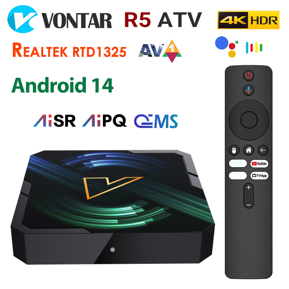Home Cinema Youtube - VONTAR R5 ATV TV 박스 안드로이드14