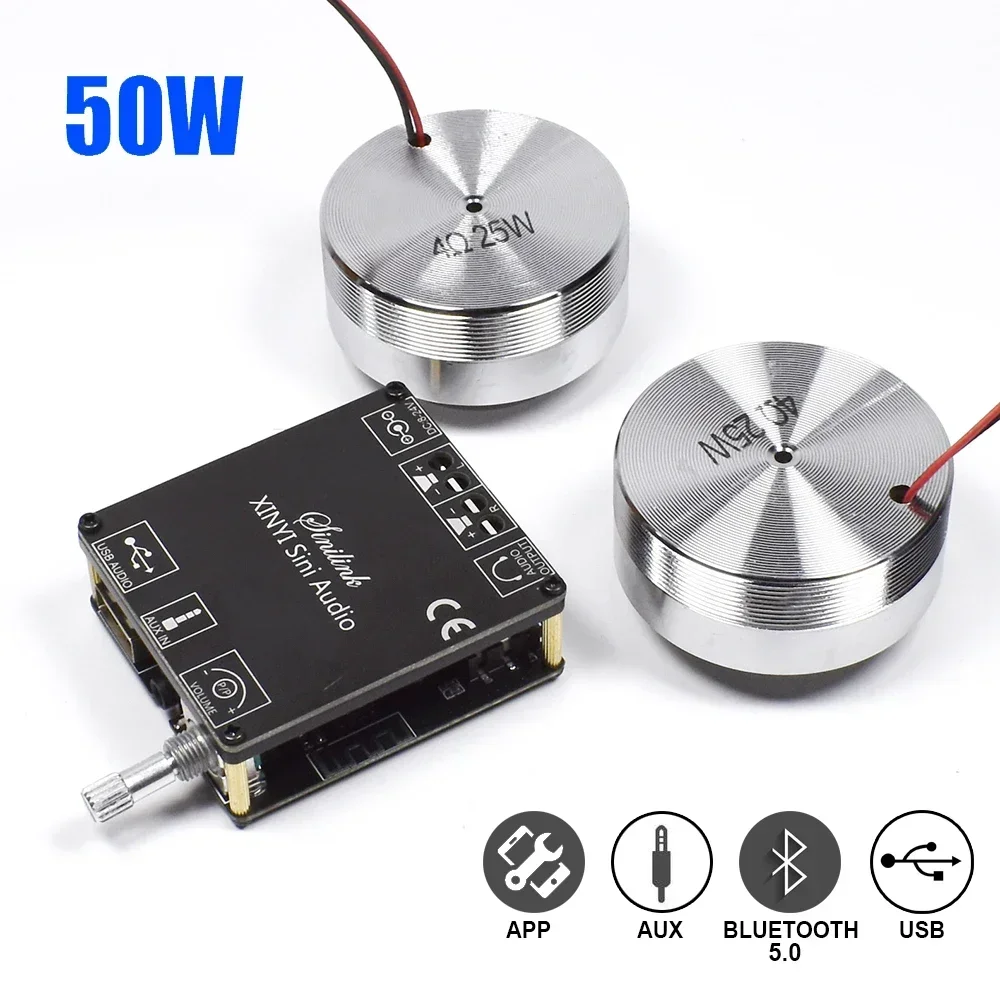 Home Cinema Audio System - 2*25W 휴대용 스테레오 진동 스피커 오디오