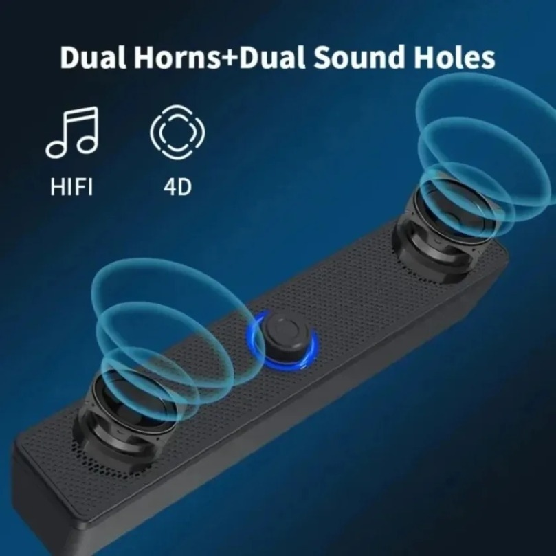 Home Cinema Audio System - 무선 블루투스 및 PC 사운드바 유선