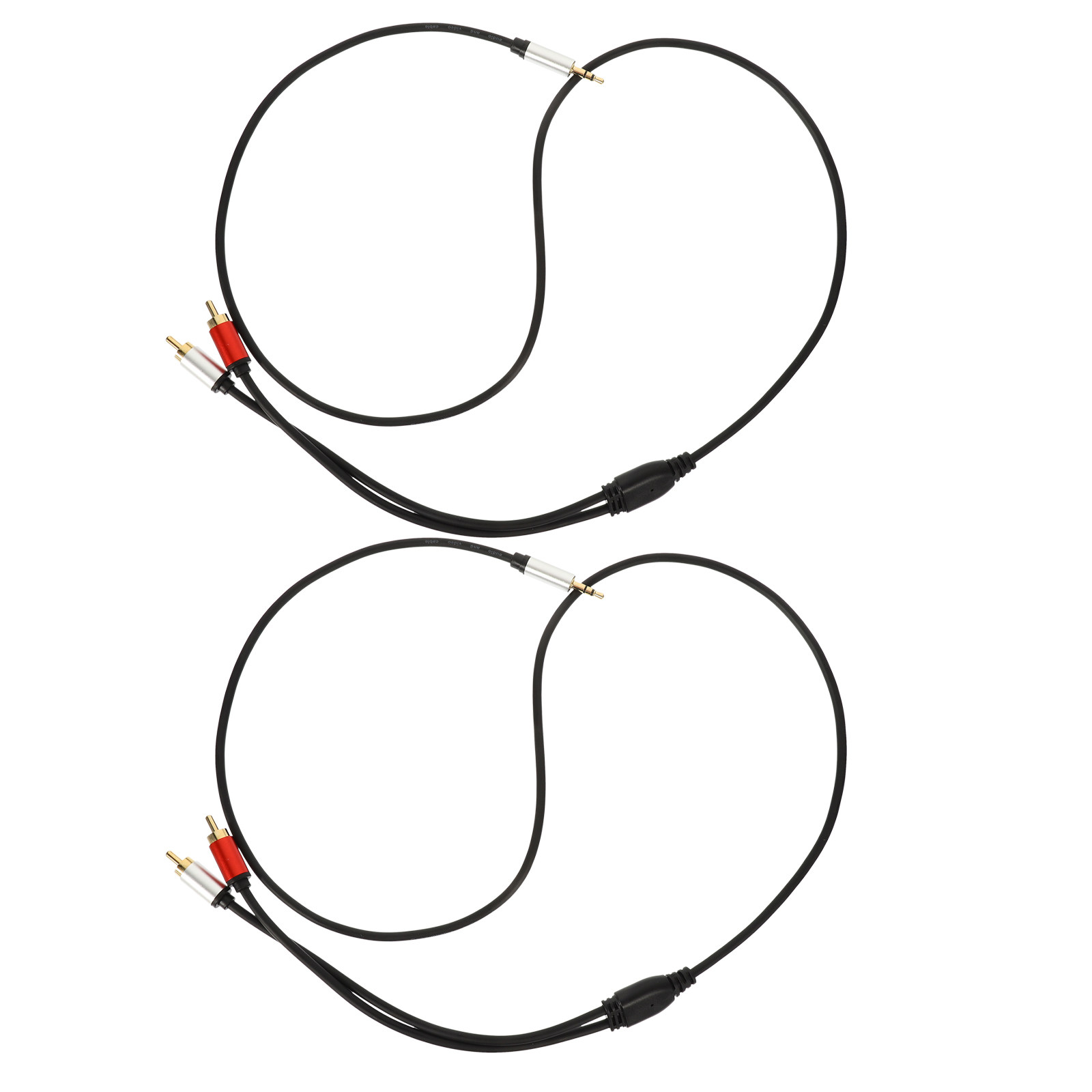 Home Cinema Audio System - 2개입 오디오 케이블 어댑터, 3.5mm 스테레오