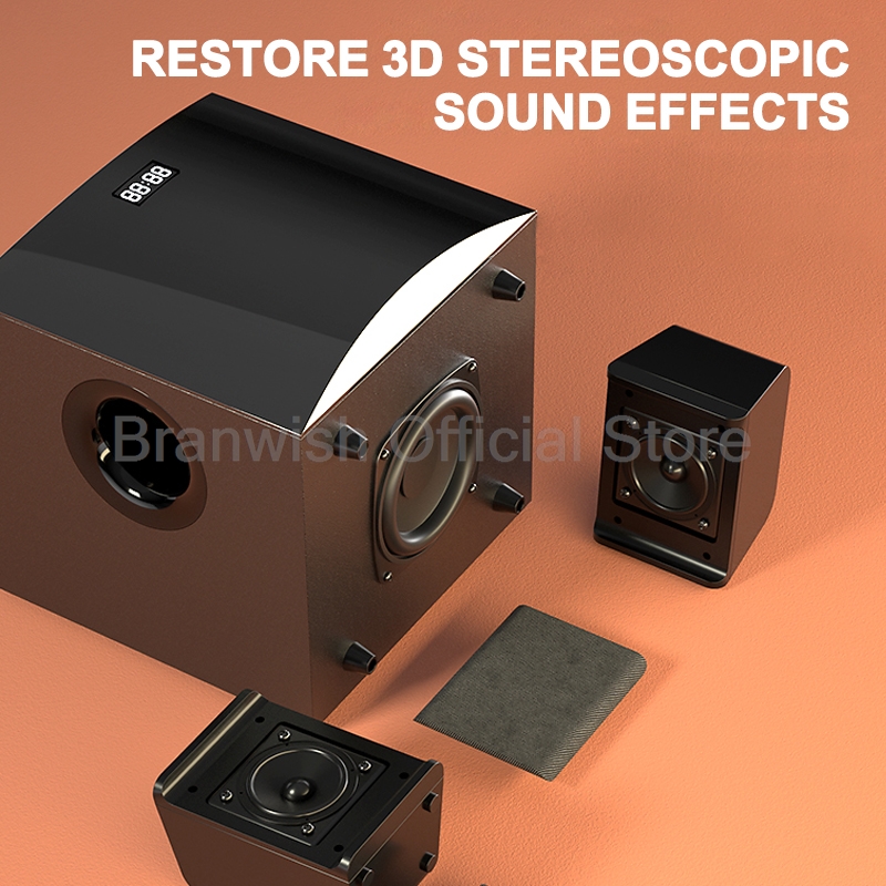 고출력 블루투스 스피커 서브우퍼 2.1 사운드 박스 앰 - Home Cinema Audio System 리뷰 및 가격