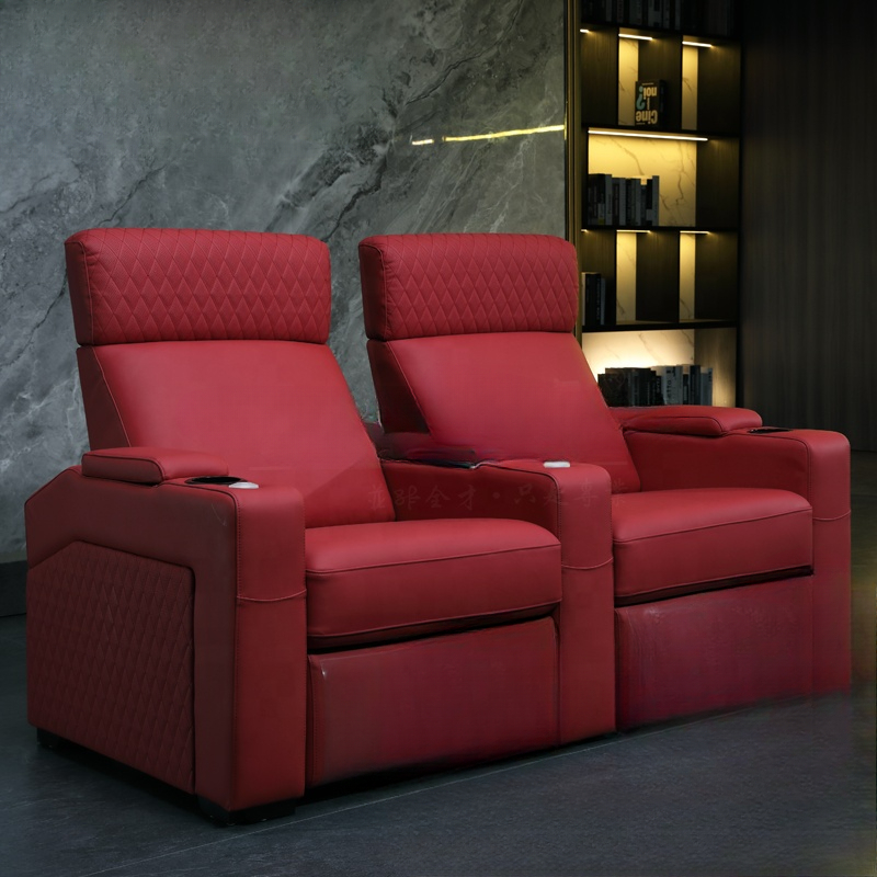 새로운 디자인 홈 시네마 시트, 진짜 가죽 극장 소파, - Home Cinema Chairs 리뷰 및 가격