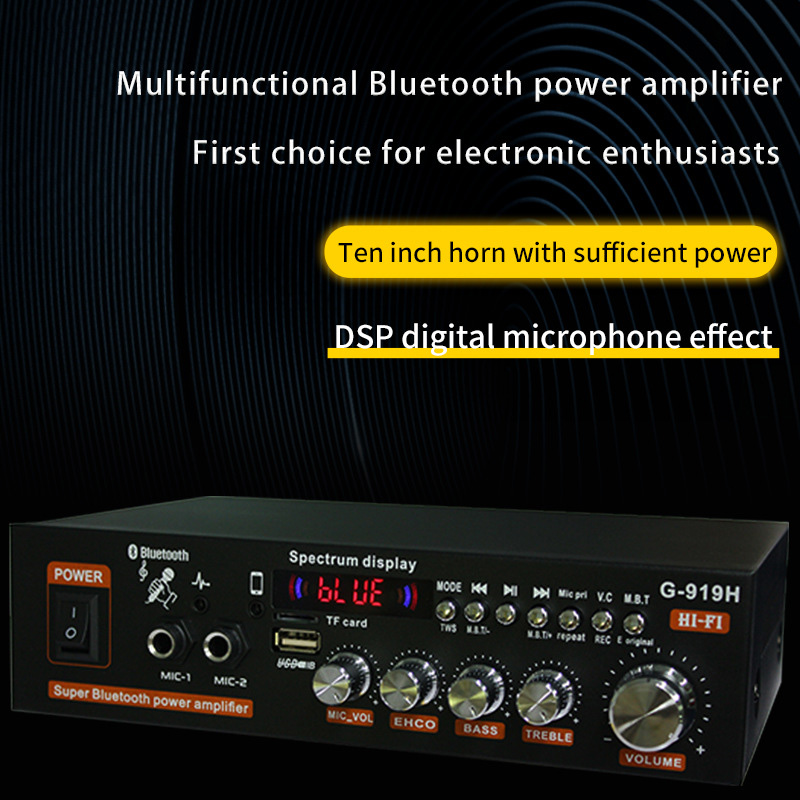G-919H 1000W 가정용 전력 증폭기 오디오 Bl - Home Cinema Audio System 리뷰 및 가격