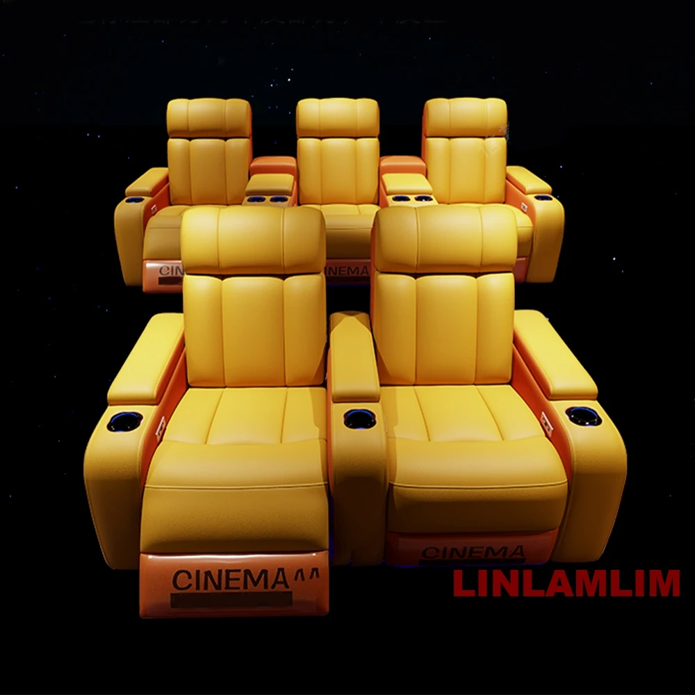 럭셔리 전동 리클라이너 시네마 의자, 컵 홀더 포함,  - Home Cinema Chairs 리뷰 및 가격