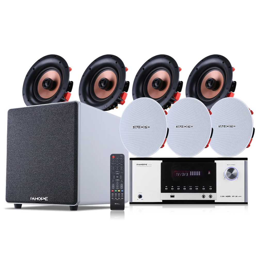 7.1 홈시어터 천장 스피커 세트 DTS 서라운드 사운 - Home Cinema Audio System 리뷰 및 가격