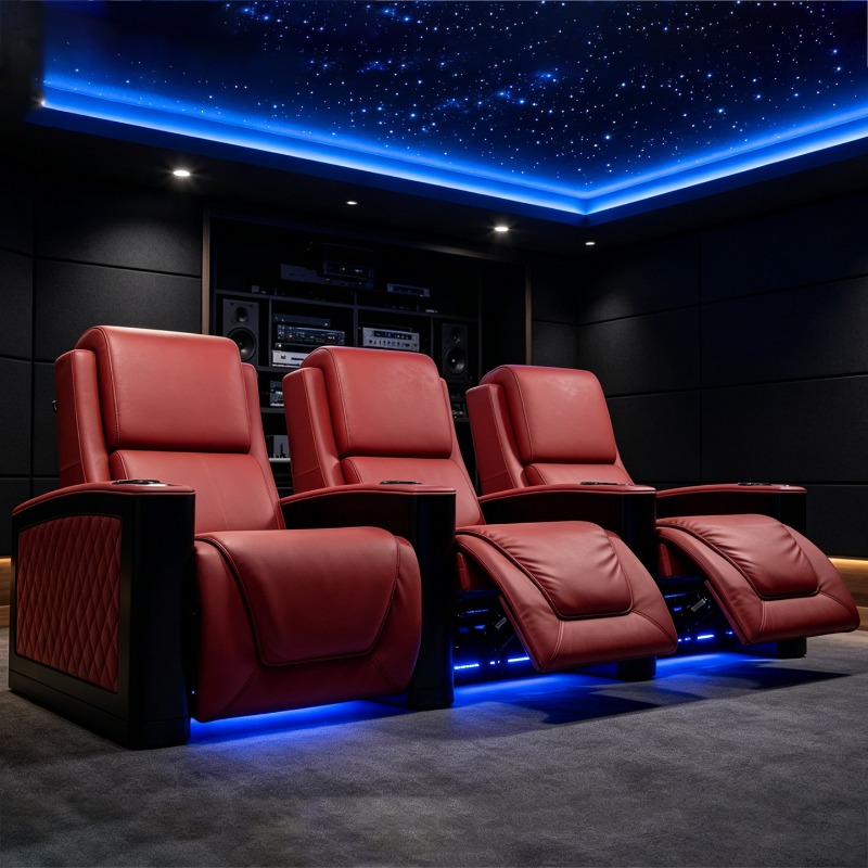 개인 홈시어터, 오디오 및 비디오룸, 전동 소파, 3인 - Home Cinema Chairs 리뷰 및 가격