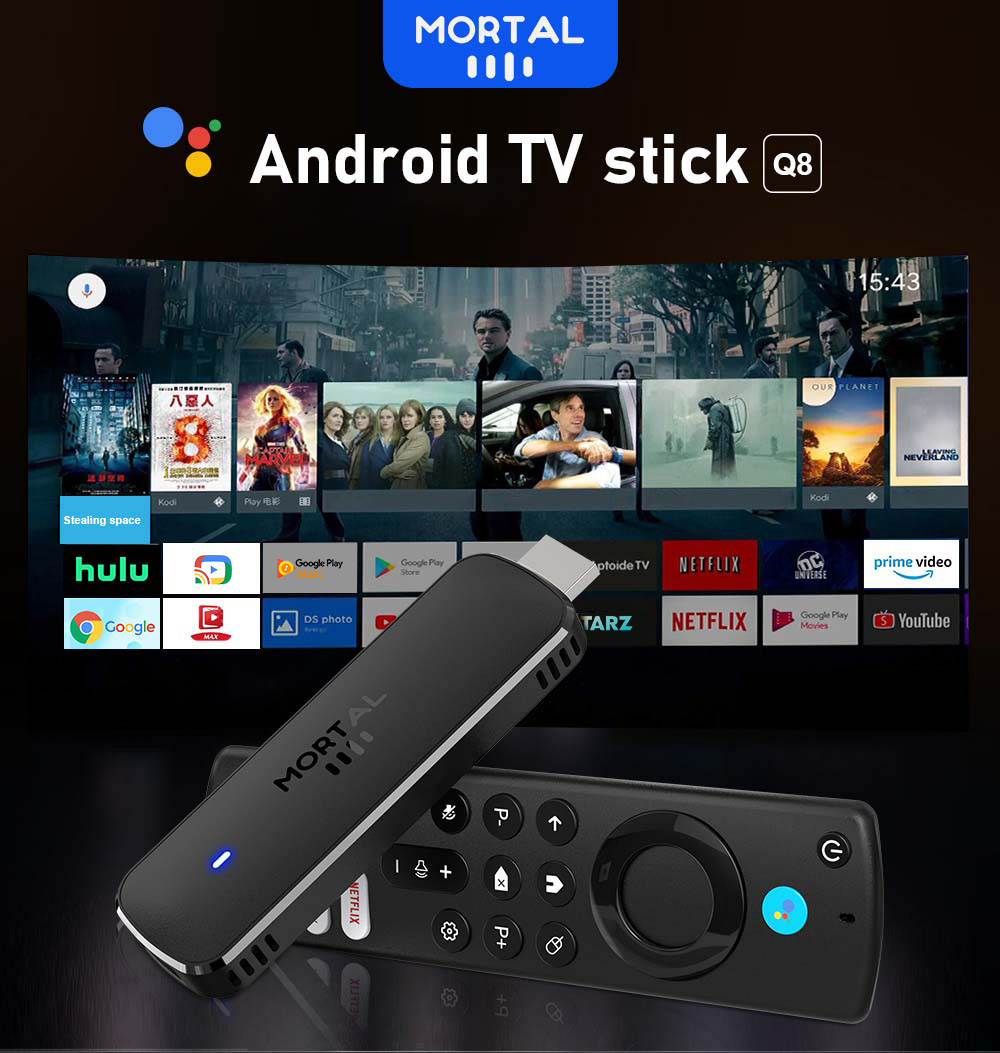 안드로이드 TV 스틱 Mortal Q8 글로벌 버전 음 - Home Cinema Youtube 리뷰 및 가격