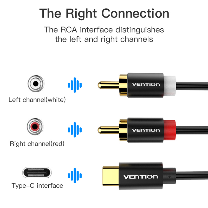 USB C RCA 오디오 케이블 유형-C ~ 2 RCA - Home Cinema Tv 리뷰 및 가격