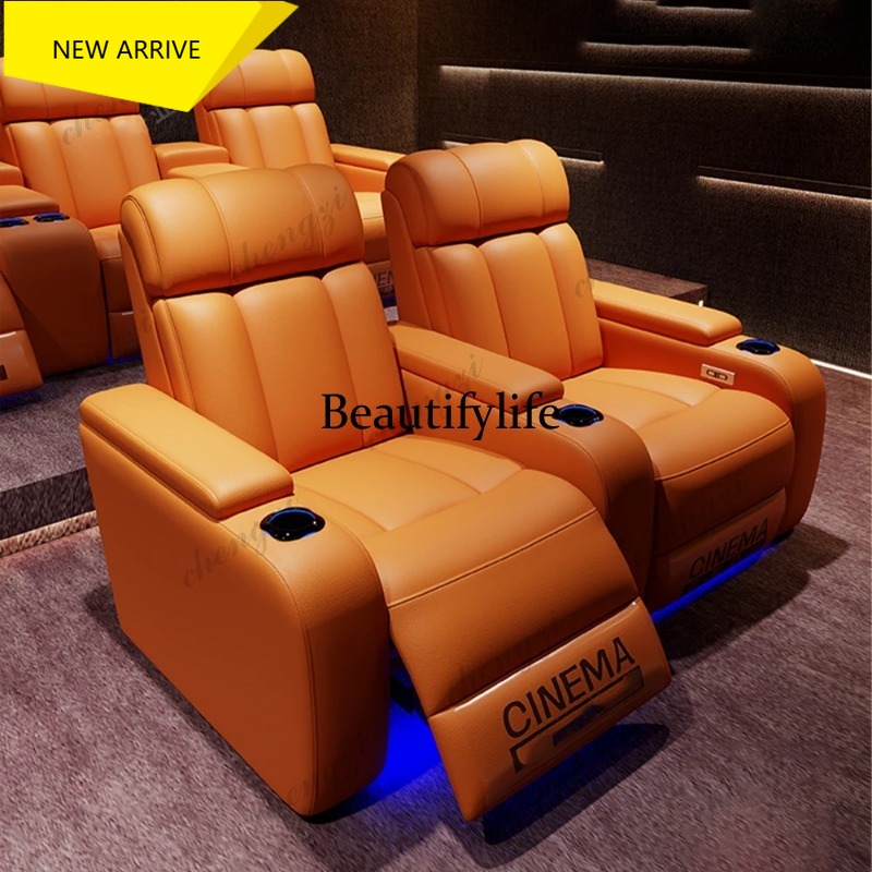G153 고급 천연 가죽 전동 리클라이너 시네마 의자  - Home Cinema Chairs 리뷰 및 가격