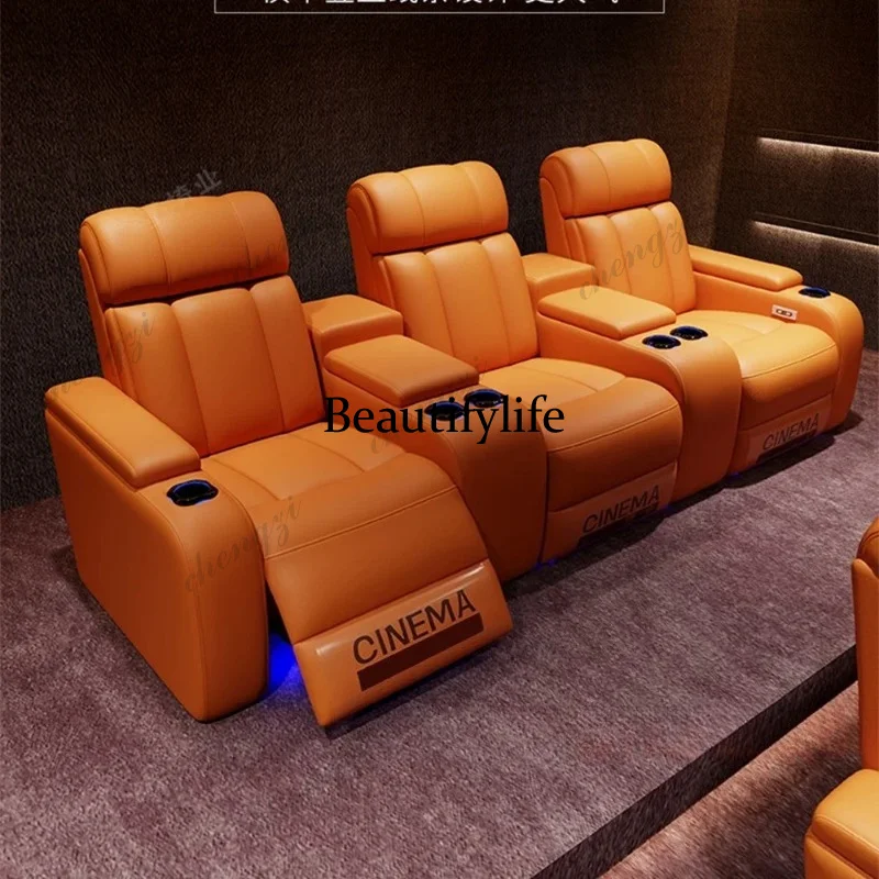 G153 고급 천연 가죽 전동 리클라이너 시네마 의자  - Home Cinema Chairs 리뷰 및 가격