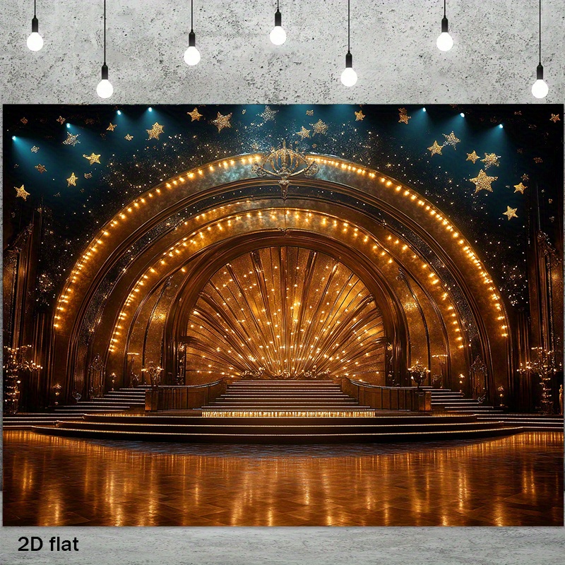 럭셔리 골든 극장 무대 아치 조명 별빛 스포트라이트 콘 - Home Cinema Events 리뷰 및 가격