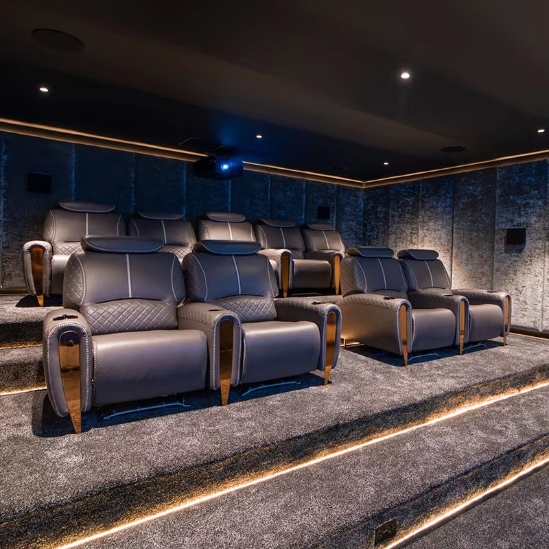 새로운 빌라 홈 시어터 소파 개인 영화관 시청각실 영화 - Home Cinema Chairs 리뷰 및 가격