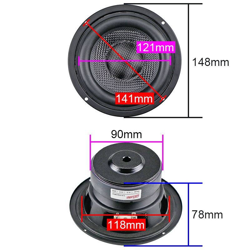 GHXAMP 5.25 인치 148mm 유리 섬유 서브  - Home Cinema Audio System 리뷰 및 가격