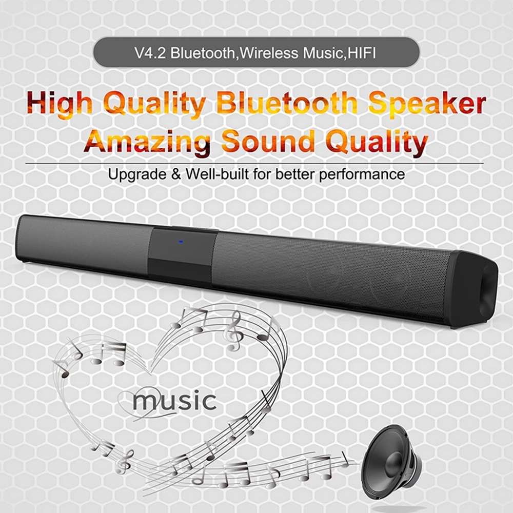 40W 블루투스 스피커 열 TF AUX USB 라디오가 - Home Cinema Chairs 리뷰 및 가격